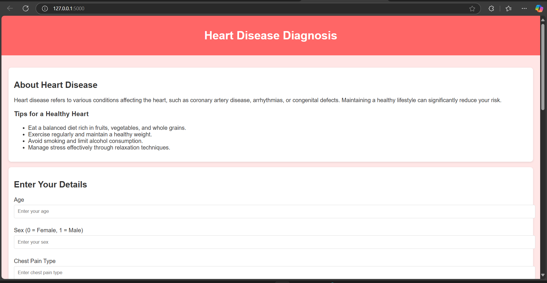 Heart Disease Diagnosis System